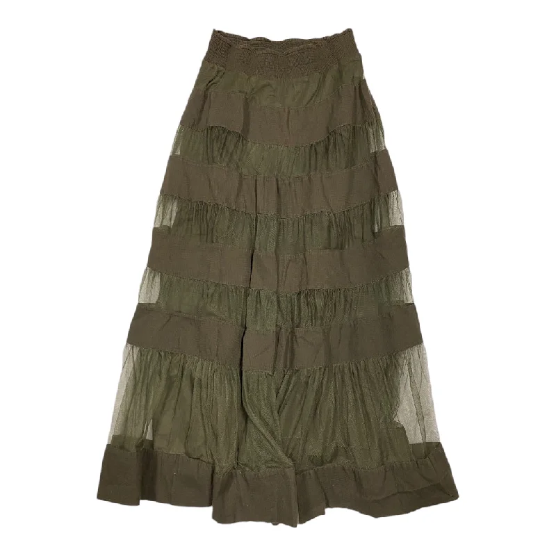 Skirt Maxi By Odille In Green, Size: 6 Formal Maxi Skirt