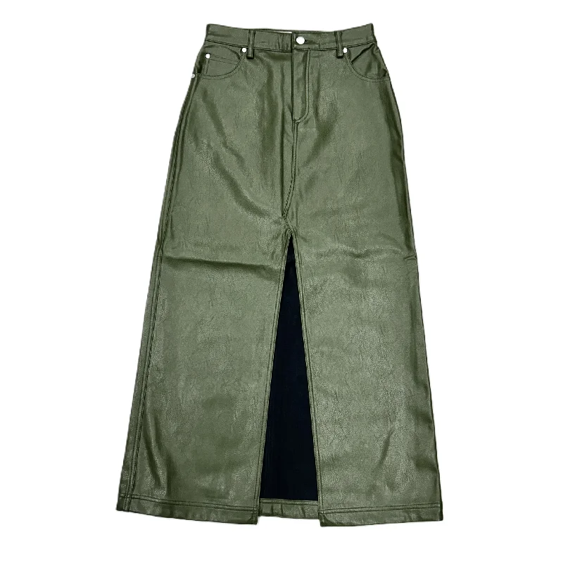 Skirt Maxi By Pilcro In Green, Size: 2 Maxi Skirt Glam