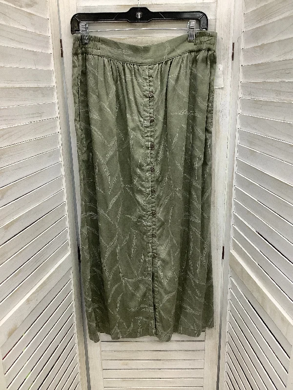 Skirt Maxi By Prana In Green & White, Size: L Bohemian Maxi Skirt