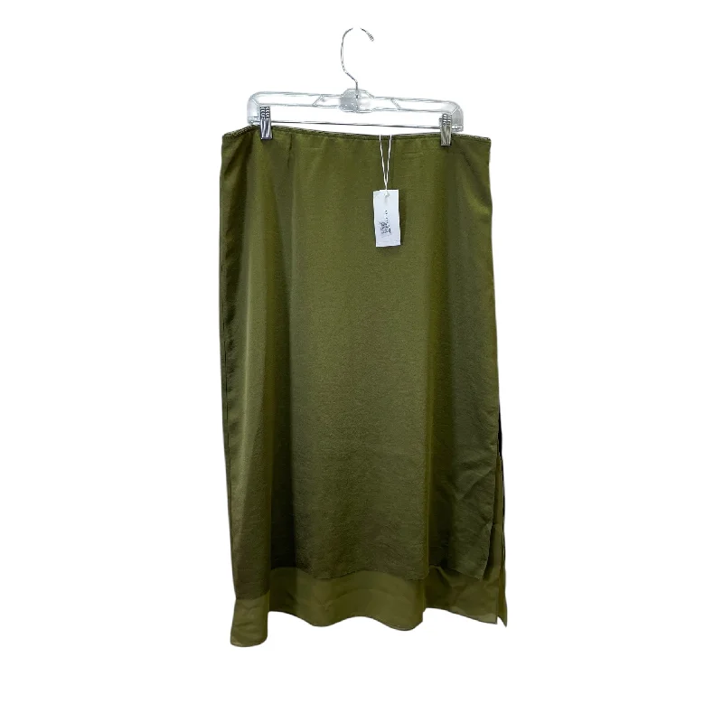 Skirt Maxi By Vince In Green, Size:L Maxi Skirt Collection