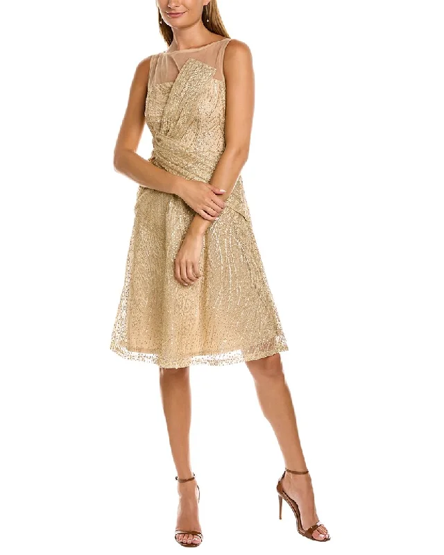 JS Collections Sequin A-Line Dress Sequin Dress Long