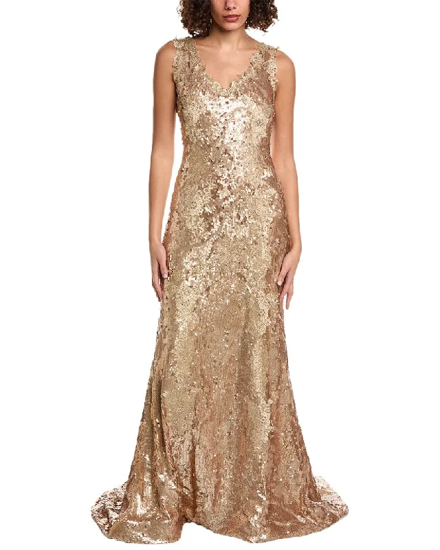 Rene by Rene Ruiz Sequin Gown Sequin Dress Chic